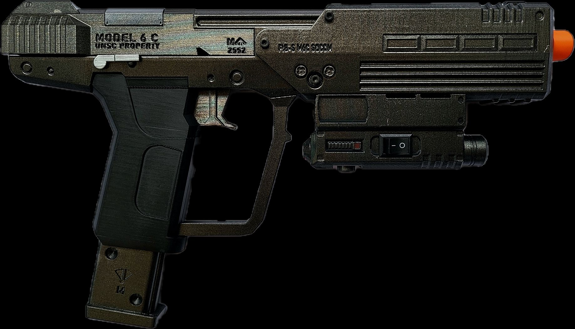 ODST SOCOM Magnum - MOVING PARTS, ILLUMINATION!