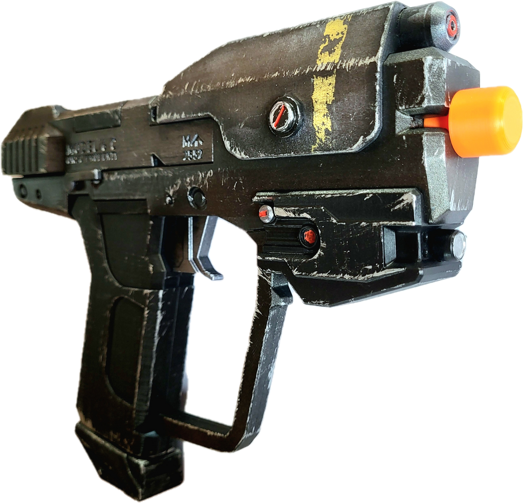 Halo Reach M6 Magnum - MOVING PARTS, ILLUMINATION!