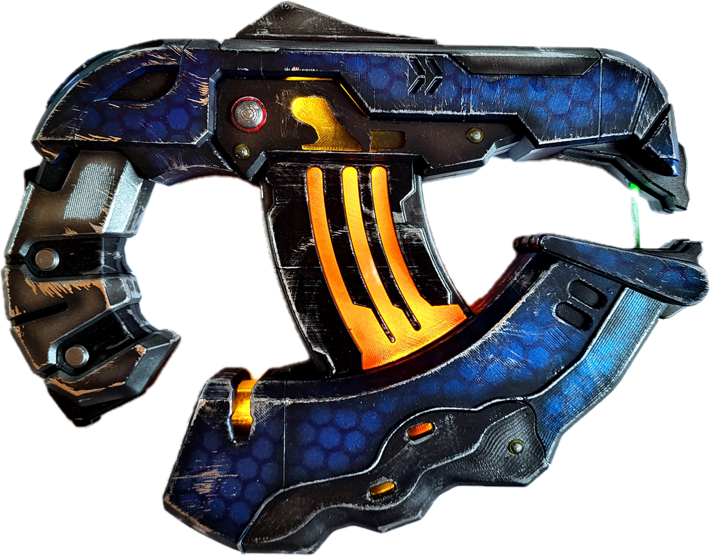 Covenant Plasma Pistol, ILUMINATED Halo inspired Prop