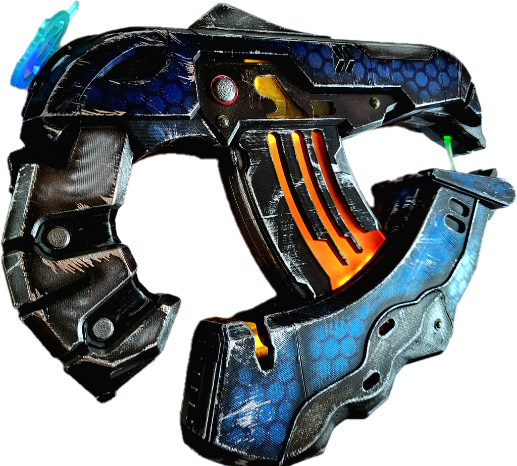 Covenant Plasma Pistol, ILUMINATED Halo inspired Prop