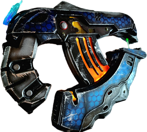 Covenant Plasma Pistol, ILUMINATED Halo inspired Prop