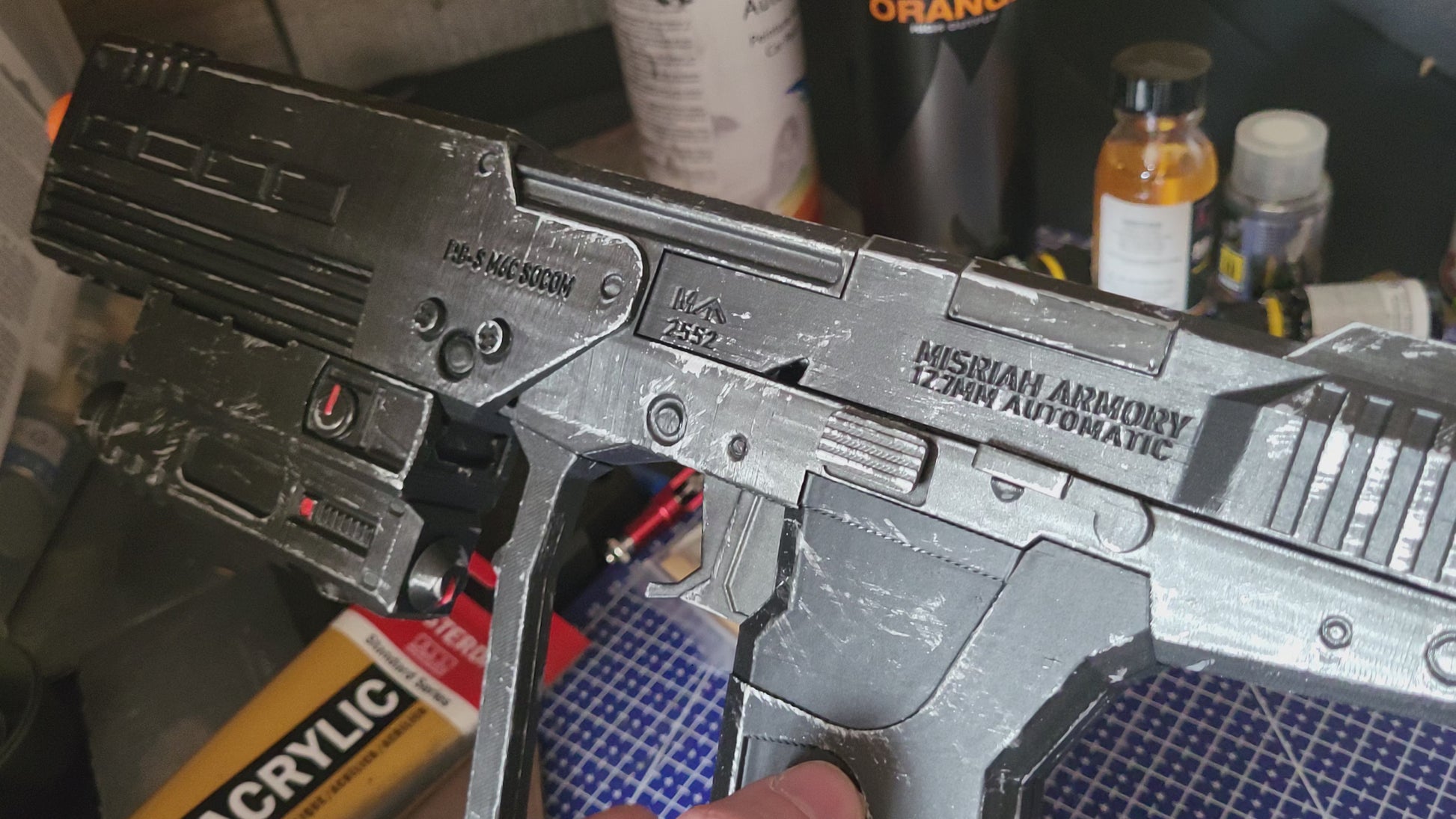 ODST SOCOM Magnum - MOVING PARTS, ILLUMINATION!